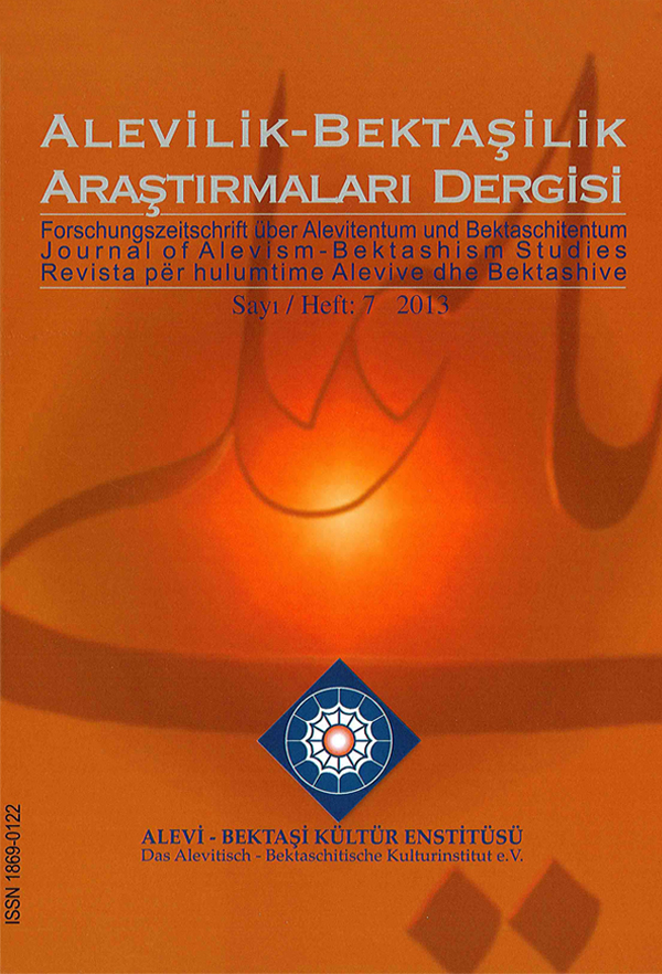 ALEVİLİK – BEKTAŞİLİK ARAŞTIRMALARI DERGİSİ