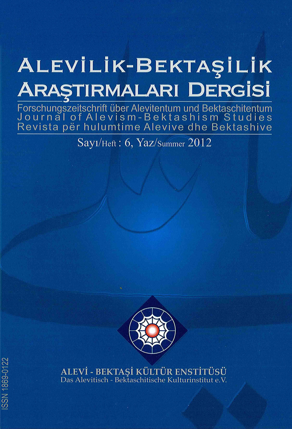 ALEVİLİK – BEKTAŞİLİK ARAŞTIRMALARI DERGİSİ