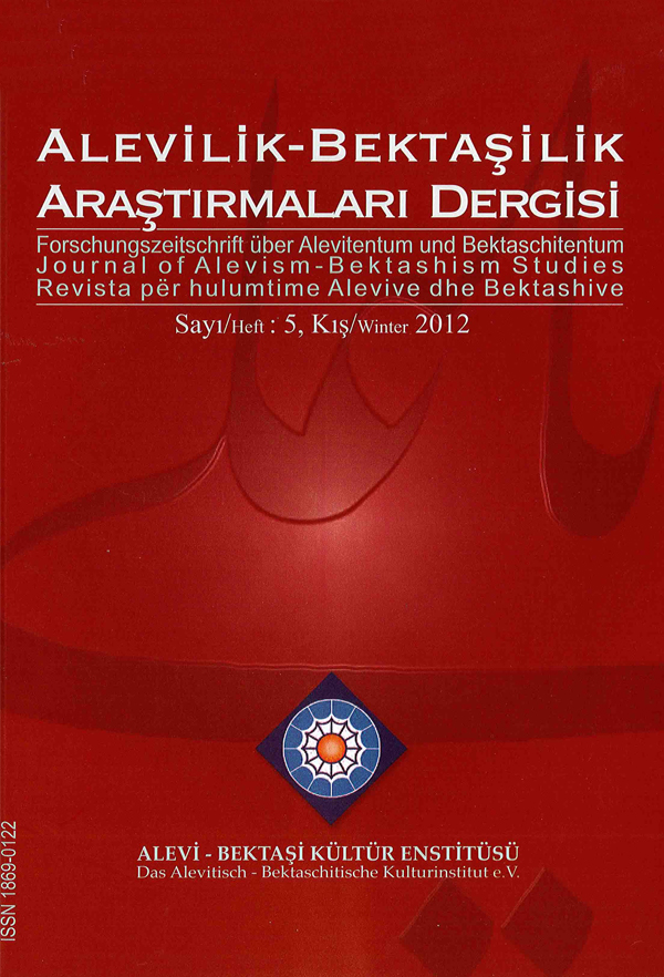 ALEVİLİK – BEKTAŞİLİK ARAŞTIRMALARI DERGİSİ