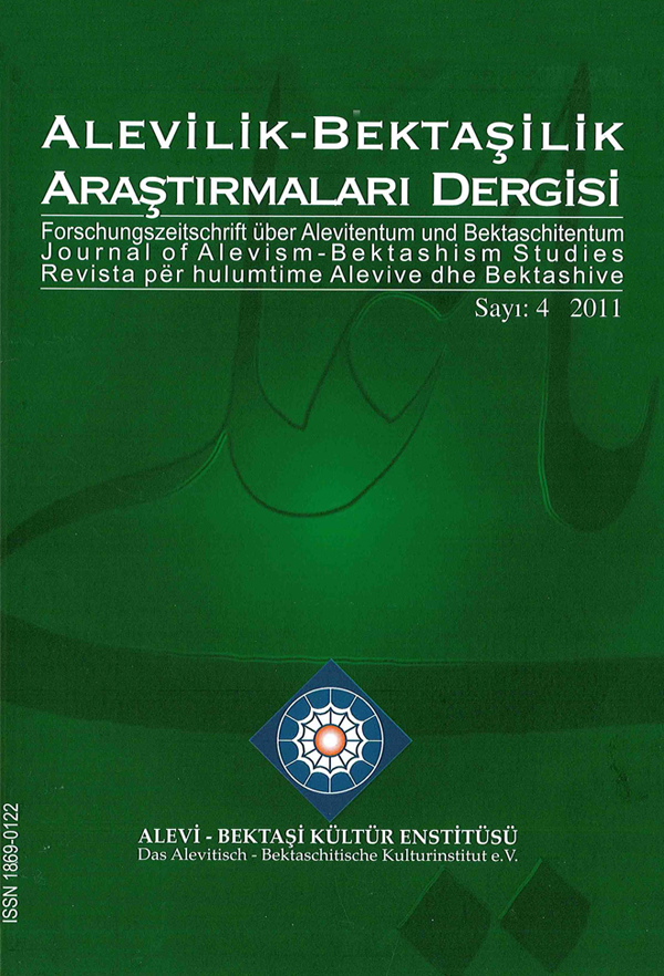 ALEVİLİK – BEKTAŞİLİK ARAŞTIRMALARI DERGİSİ