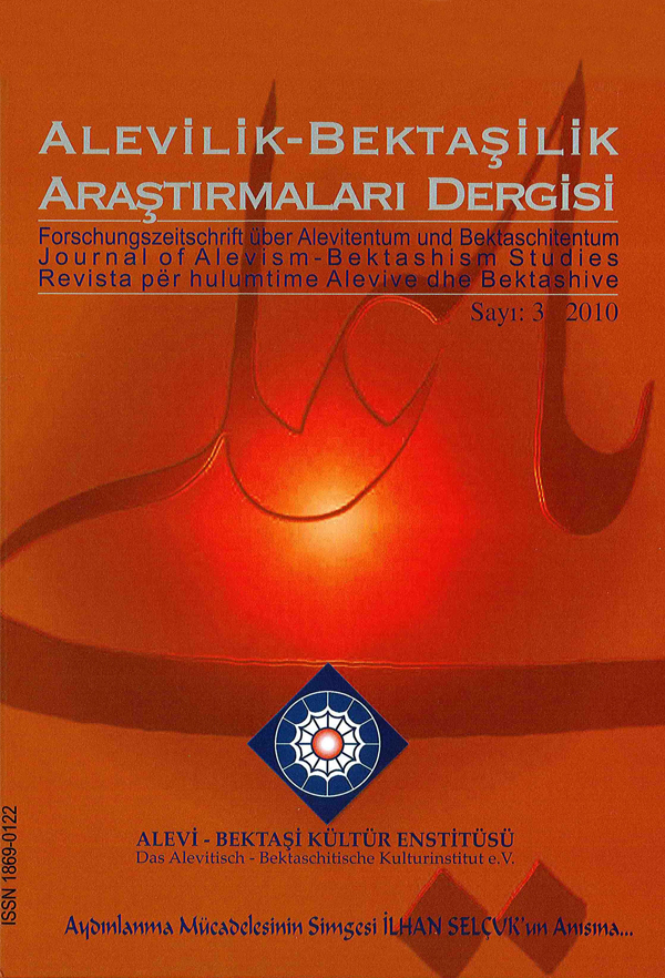 ALEVİLİK – BEKTAŞİLİK ARAŞTIRMALARI DERGİSİ