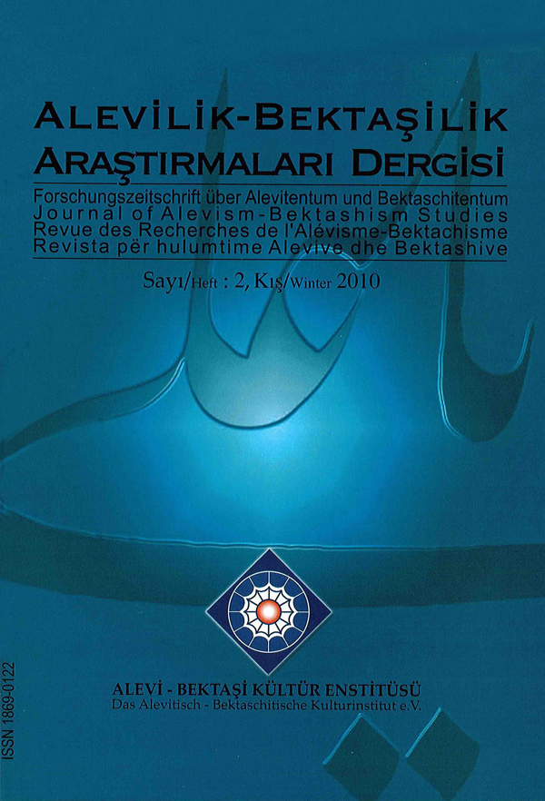 ALEVİLİK – BEKTAŞİLİK ARAŞTIRMALARI DERGİSİ