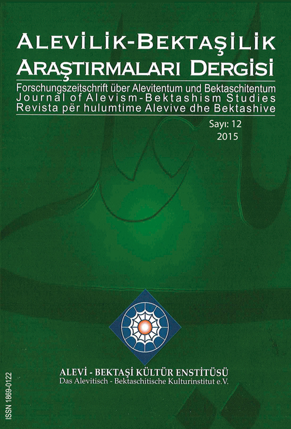 ALEVİLİK – BEKTAŞİLİK ARAŞTIRMALARI DERGİSİ